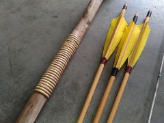 原始生存獵弓製作及射箭教學